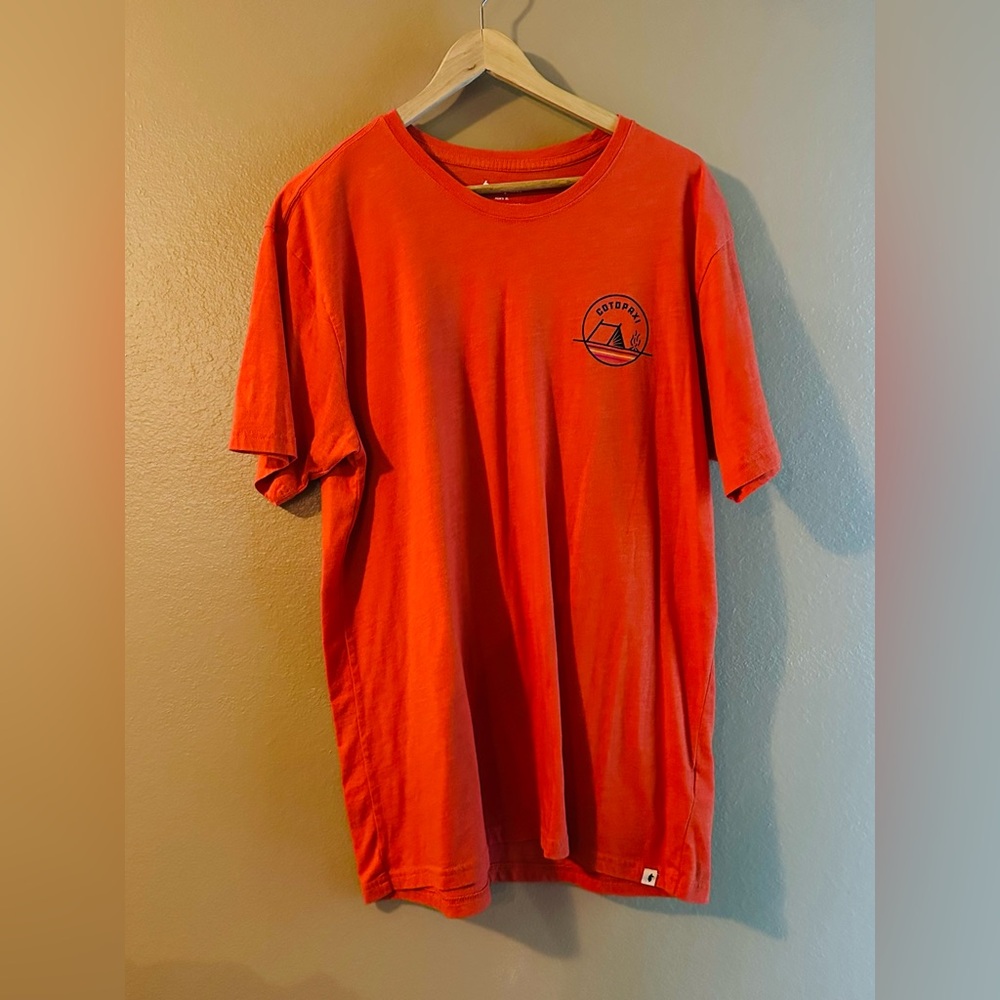 Cotopaxi Orange Short Sleeve Tee Casual Comfort
